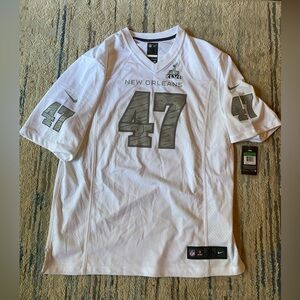 Super Bowl 47 New Orleans Brand New Nike Jersey Size XL